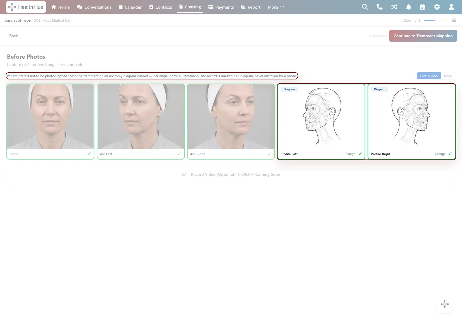 Photos or diagrams in the Health Hue Hub.