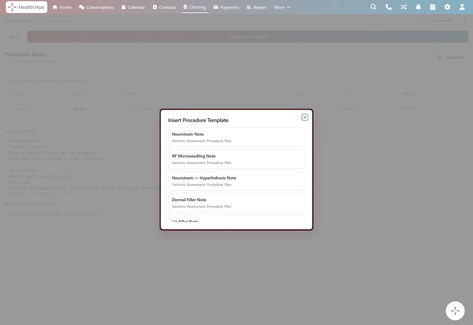 28 templates in the Health Hue Hub.