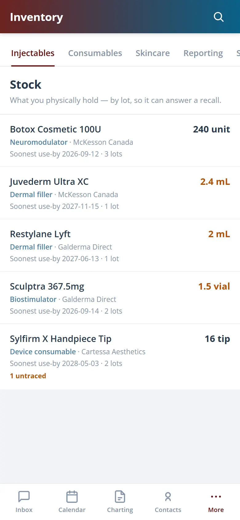 Health Hue Hub clinical on mobile